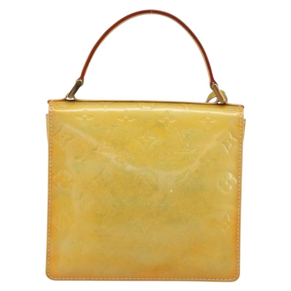 LOUIS VUITTON Monogram Vernis Spring Street Hand Bag Gris M91029 LV Auth 155681 - Picture 2 of 16